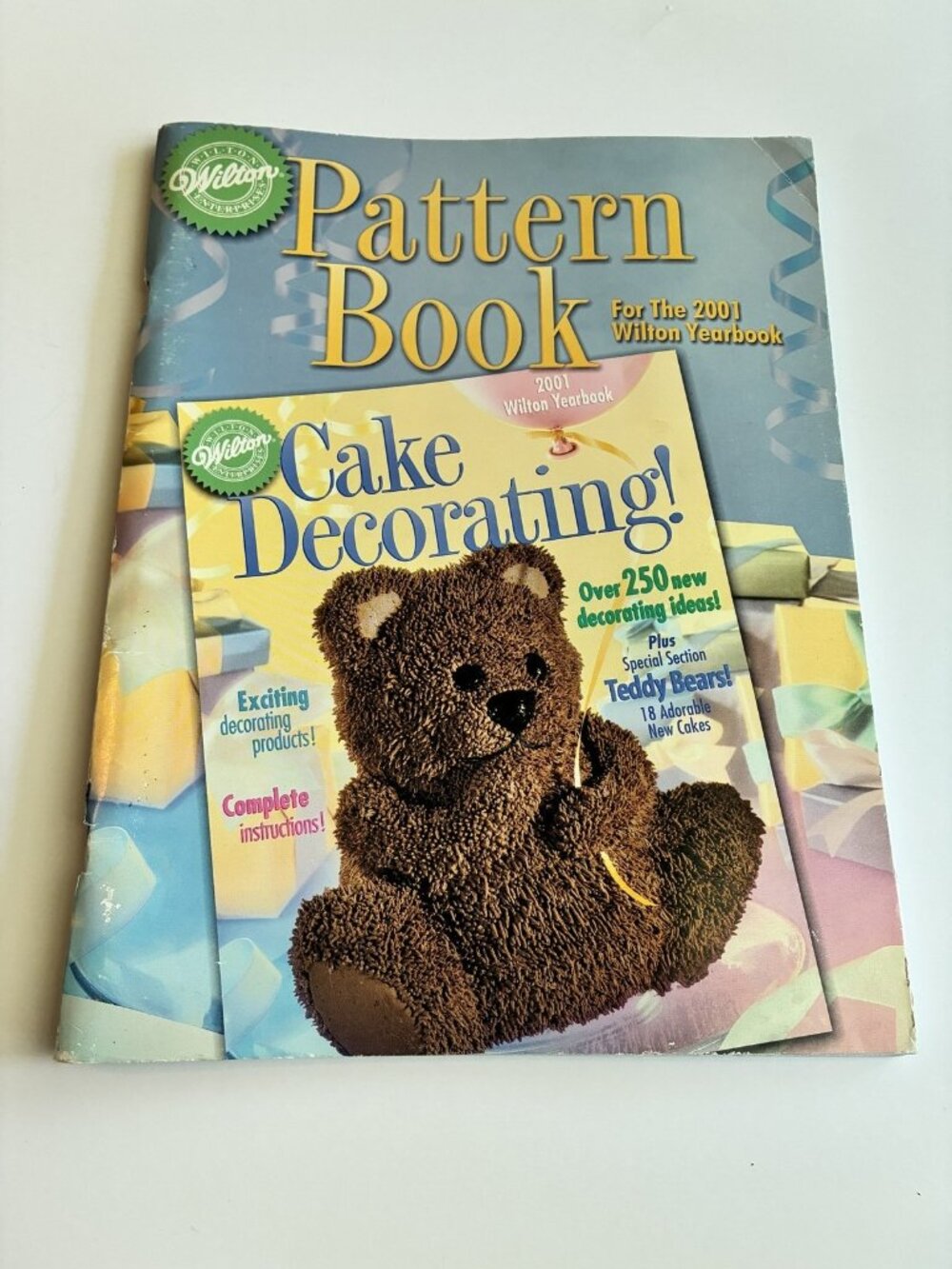 Wilton 2001 Cake Decorating Pattern Book Yearbook Teddy Bears 250+ Ideas